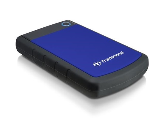 TRANSCEND externí HDD USB 3.0 StoreJet 25H3B, 1TB, Blue (nárazuvzdorný)