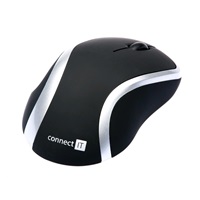 CONNECT IT Bezdrátová laserová myš WM2200 černo-stříbrná