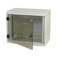 TRITON 19" jednodílný rozvaděč 9U/400mm, 6 pozic pro ventilátory