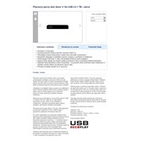 VERBATIM Externí HDD 2TB Store ‘n‘ Go USB 3.0, Black