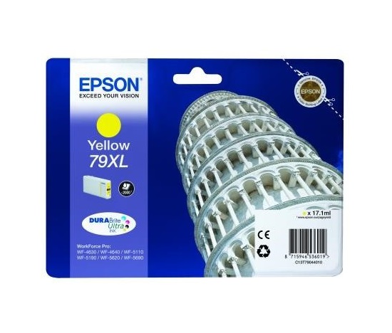 EPSON Ink bar WF-5xxx Series Ink Cartridge "Pisa" 79 XL Yellow (17,1 ml)