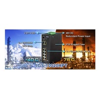 Planet IGS-10020HPT PoE switch 8x 1000Base-T, 2x SFP, 802.3at 270W, IP30, -40 až 75°C, SNMP, IGMPv3, IPv6