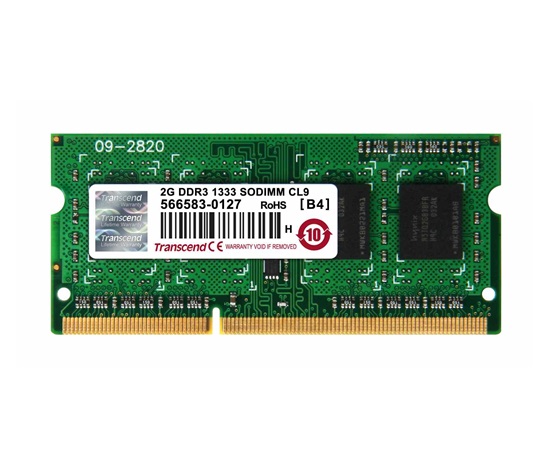 TRANSCEND SODIMM DDR3 2GB 1333MHz 1Rx8 CL9