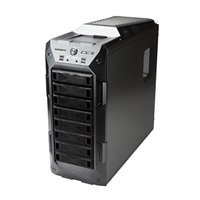 IN WIN skříň Grone White/Black, Midi Tower, bez zdroje