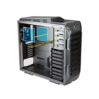 IN WIN skříň Grone White/Black, Midi Tower, bez zdroje