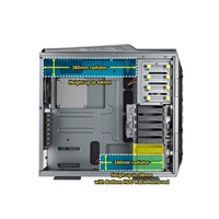 IN WIN skříň Grone White/Black, Midi Tower, bez zdroje