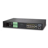 Planet MGSD-10080F Metro switch 8x SFP(DDM) 100/1000Base-X, 2x 1000Base-T, AC+DC, DI/O, SNMPv3, IGMPv3,IPv6