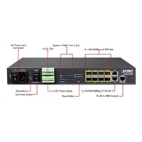 Planet MGSD-10080F Metro switch 8x SFP(DDM) 100/1000Base-X, 2x 1000Base-T, AC+DC, DI/O, SNMPv3, IGMPv3,IPv6