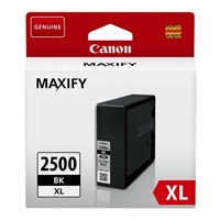 Canon CARTRIDGE PGI-2500XL BK černá pro Maxify iB4050, iB4150, MB5050, MB5150, MB5155, MB5350, MB5450,MB5455 (2500 str.)