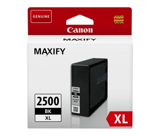 Canon CARTRIDGE PGI-2500XL BK černá pro Maxify iB4050, iB4150, MB5050, MB5150, MB5155, MB5350, MB5450,MB5455 (2500 str.)
