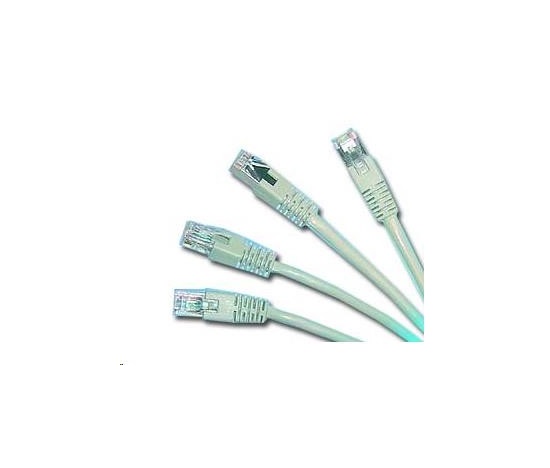 GEMBIRD kabel patchcord Cat5e stíněný FTP 3m, šedý