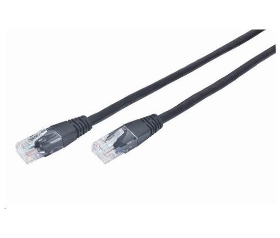 GEMBIRD kabel patchcord Cat5e UTP 1m, černý