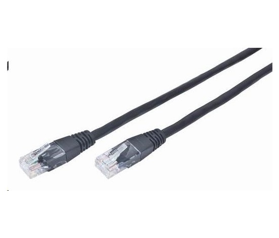 GEMBIRD kabel patchcord Cat5e UTP 3m, černý