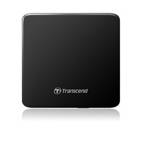 TRANSCEND externí DVD vypalovačka slim, USB 2.0, Black (+CyberLink Media Suite 10)