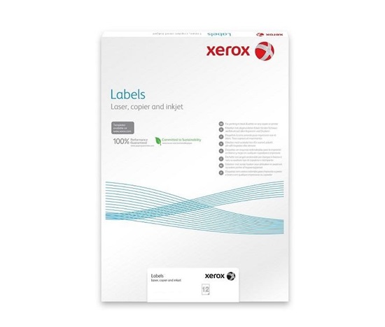 Xerox PNT Label - Clear PaperBack A4 (229g/50 listů, A4) - odolná plastová samolepka