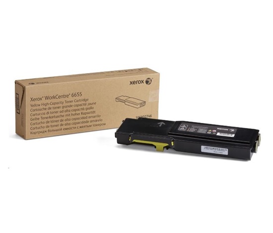 Xerox toner pro WorkCentre 6655 high capacity Yellow cartridge (7500str, yellow)