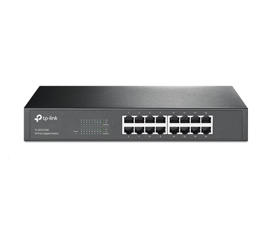 TP-Link switch TL-SG1016D (16xGbE, fanless)