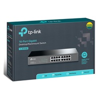 TP-Link switch TL-SG1016D (16xGbE, fanless)