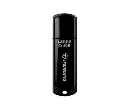 TRANSCEND Flash Disk 128GB JetFlash®700, USB 3.0 (R:90/W:40 MB/s) černá
