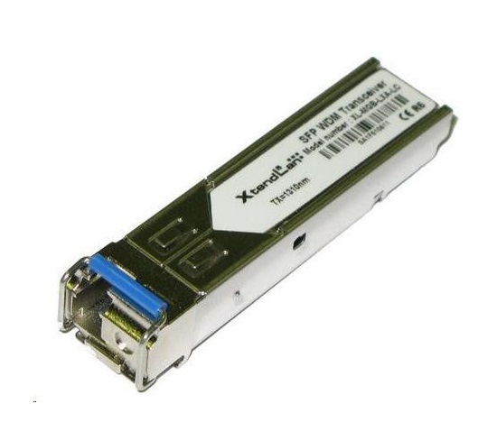 Optický SFP modul SM (1310nm/1550nm), WDM, 1,25 Gb/s, LC, 20km (HP kompatibilní)