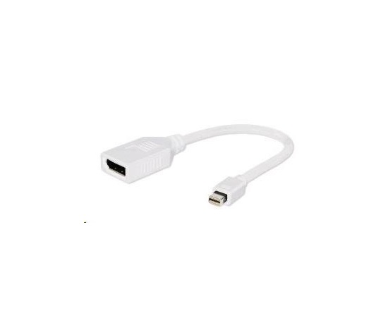 GEMBIRD Redukce miniDisplayport - Displayport 10cm (M/F) bílá