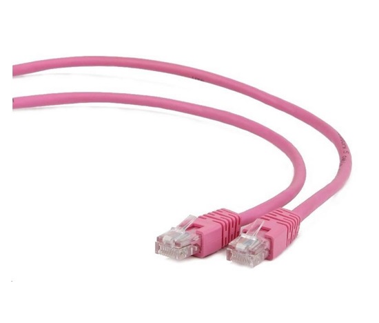 GEMBIRD kabel patchcord Cat5e UTP 2m, růžový