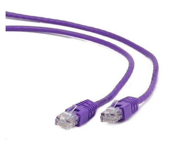 GEMBIRD kabel patchcord Cat5e UTP 5m, fialový