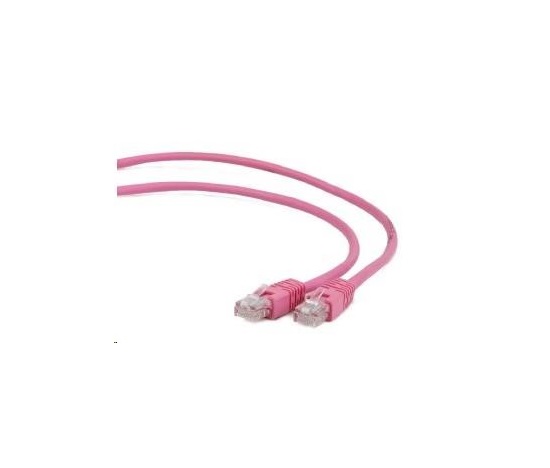 GEMBIRD kabel patchcord CAT6 stíněný FTP 0,25m, růžový