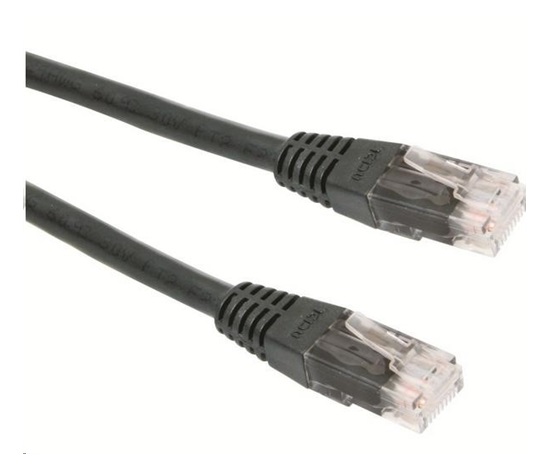 GEMBIRD kabel patchcord CAT6 stíněný FTP 0,5m, černý