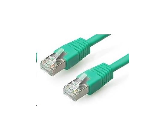 GEMBIRD kabel patchcord CAT6 stíněný FTP 1m, zelený