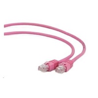 GEMBIRD kabel patchcord CAT6 stíněný FTP 1m, růžový