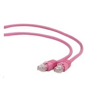 GEMBIRD Kabel patchcord CAT6 stíněný FTP 3m,růžový