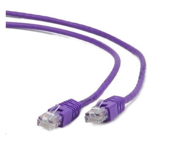 GEMBIRD kabel patchcord CAT6 stíněný FTP 5m, fialový