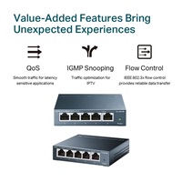 TP-Link switch TL-SG105 (5xGbE, fanless)