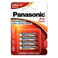 PANASONIC Alkalické baterie Pro Power LR03PPG/4BP AAA 1,5V (Blistr 4ks)