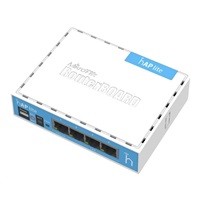 MikroTik hAP Lite (classic), 650MHz CPU, 32MB RAM, 4x LAN, integr. 2.4GHz Wi-Fi, WPS, vč. L4