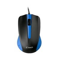 C-TECH myš WM-01, modrá, USB