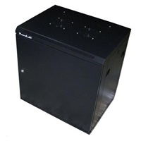 XtendLan 19" nástěnný rozvaděč 9U 600x450, nosnost 60kg, plné dveře, svařovaný,proti vykradení,černý