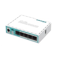 MikroTik RouterBOARD hEX lite, 850MHz CPU, 64MB RAM, 5x LAN, vč. L4 licence