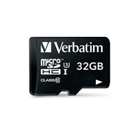 VERBATIM MicroSDHC karta 32GB Pro, U3 + adaptér