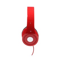 GEMBIRD sluchátka s mikrofonem Detroit, červená