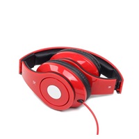 GEMBIRD sluchátka s mikrofonem Detroit, červená