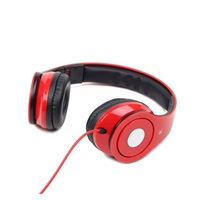 GEMBIRD sluchátka s mikrofonem Detroit, červená