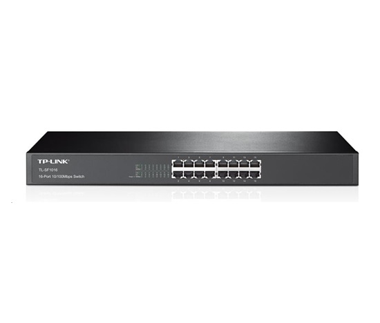 TP-Link switch TL-SF1016 (16x100Mb/s, fanless)