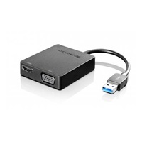 LENOVO adaptér Universal USB 3.0 to VGA/HDMI - přenos signálu přes VGA nebo HDMI