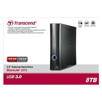 TRANSCEND externí HDD USB 3.0 StoreJet 35T3, 8TB, Black, Turbo