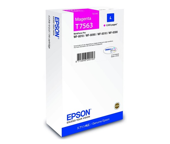 EPSON Ink bar WF-8xxx Series Ink Cartridge L Magenta - 1500str. (14 ml)