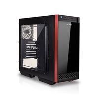 IN WIN skříň 503 Black, Midi Tower, průhledný bok, USB 3.0, bez zdroje, Black