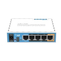 MikroTik hAP, 650MHz CPU, 64MB RAM, 5x LAN, integr. 2.4GHz Wi-Fi, WPS, vč. L4