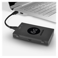 AXAGON ADSA-1S6, USB 3.2 Gen 1 - SATA 6G SSD/HDD adaptér vč. 2.5" pouzdra
